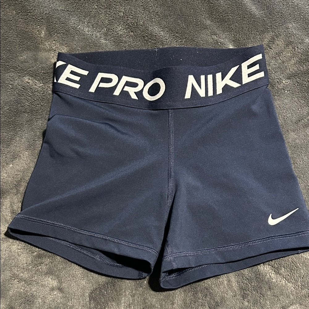 Nike Pro Women's Navy Athletic Shorts